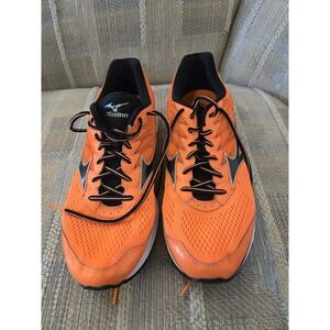 Mizuno, WaveRunner 20 Orange/Black Size 9 Mens